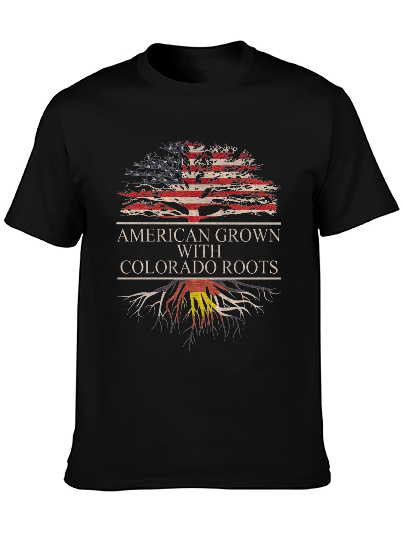 American Grown Colorado Roots Graphic Tee