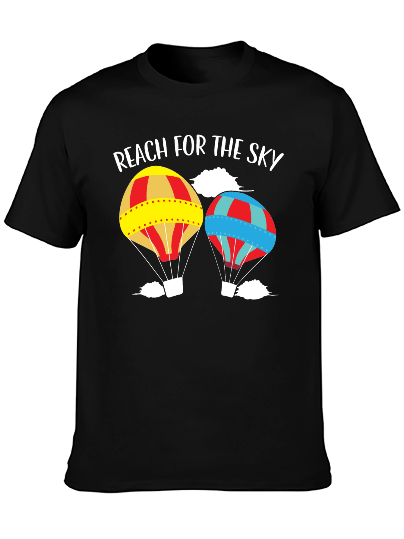 Reach for the Sky Hot Air Balloon Graphic Tee