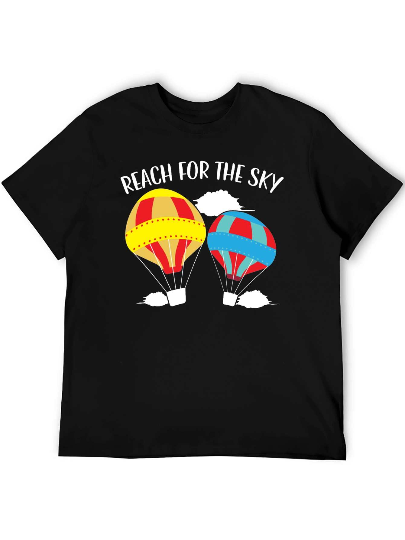 Reach for the Sky Hot Air Balloon Graphic Tee