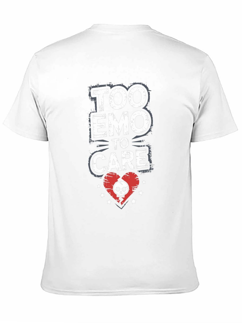 Too Emo to Care Graphic Tee