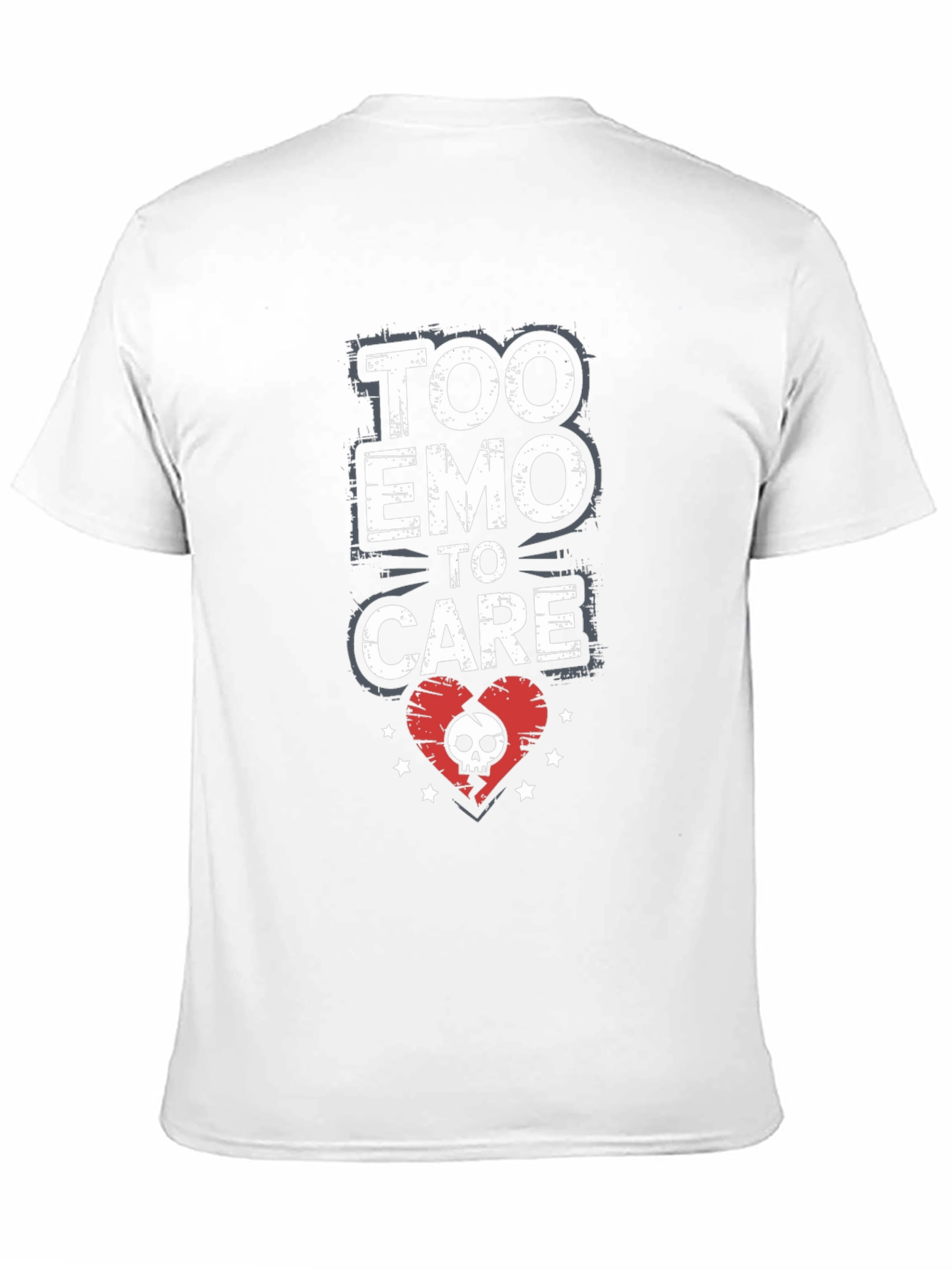 Too Emo to Care Graphic Tee