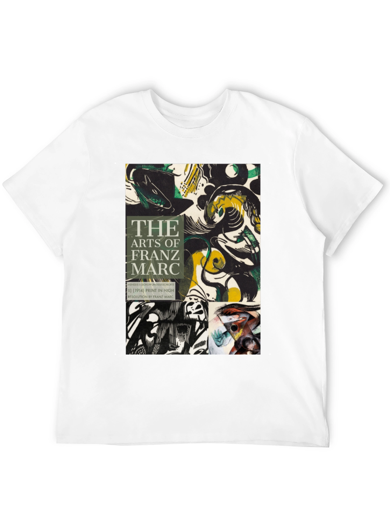 Franz Marc Art T-Shirt - High Resolution Print