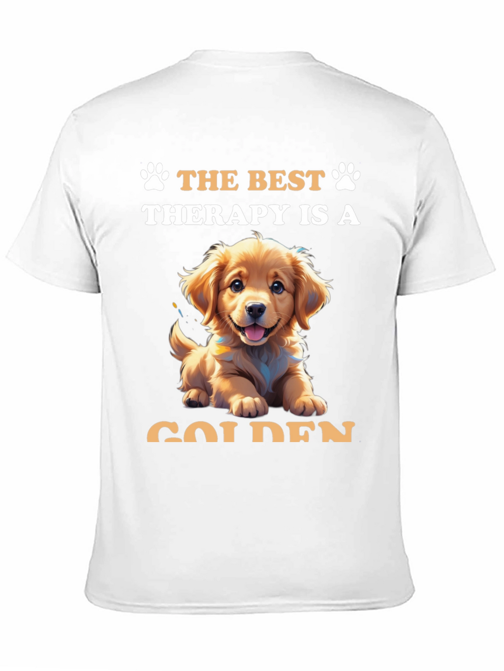 Golden Therapy Tee: Paw-some Comfort