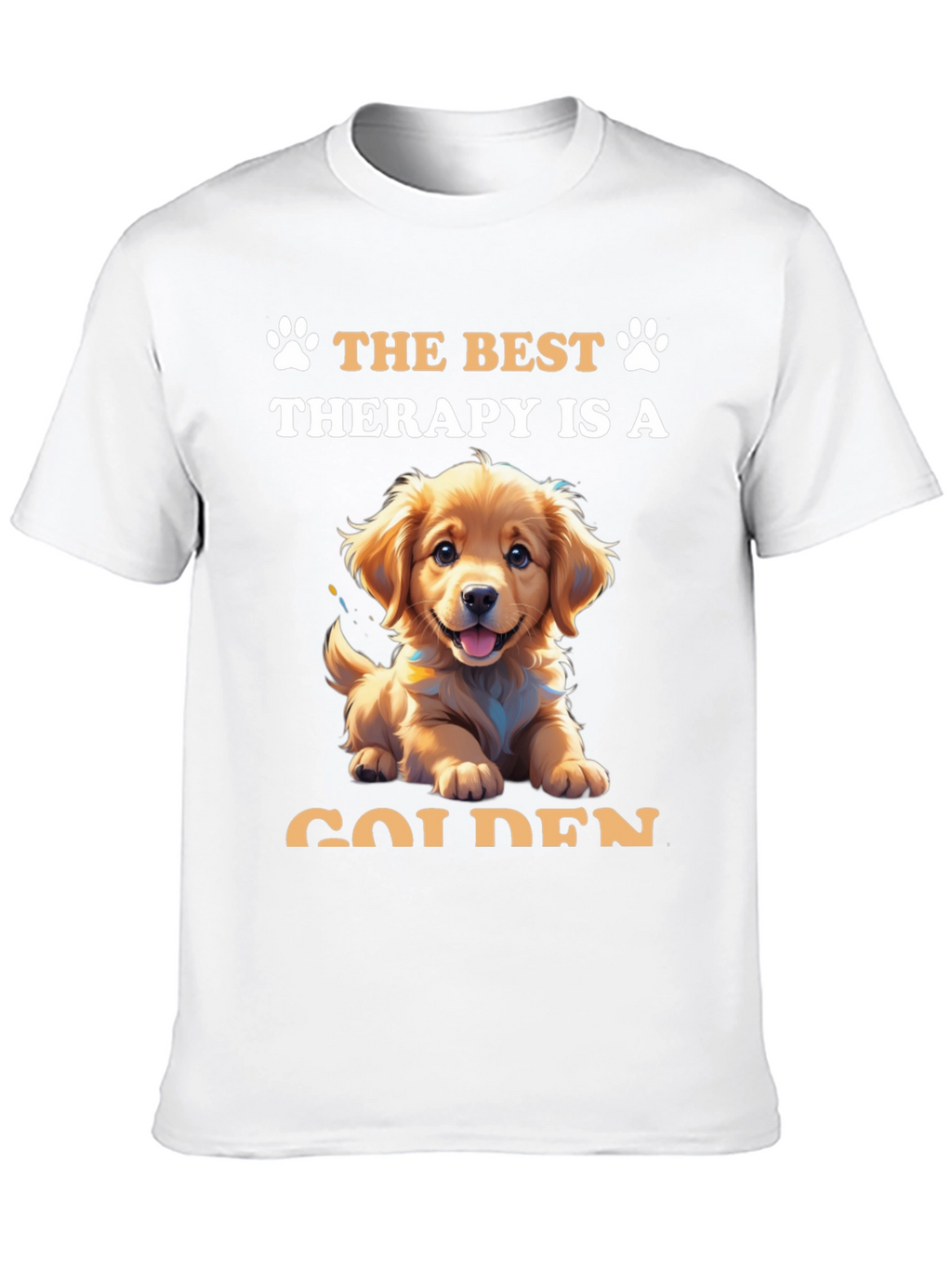 Golden Therapy Tee: Paw-some Comfort