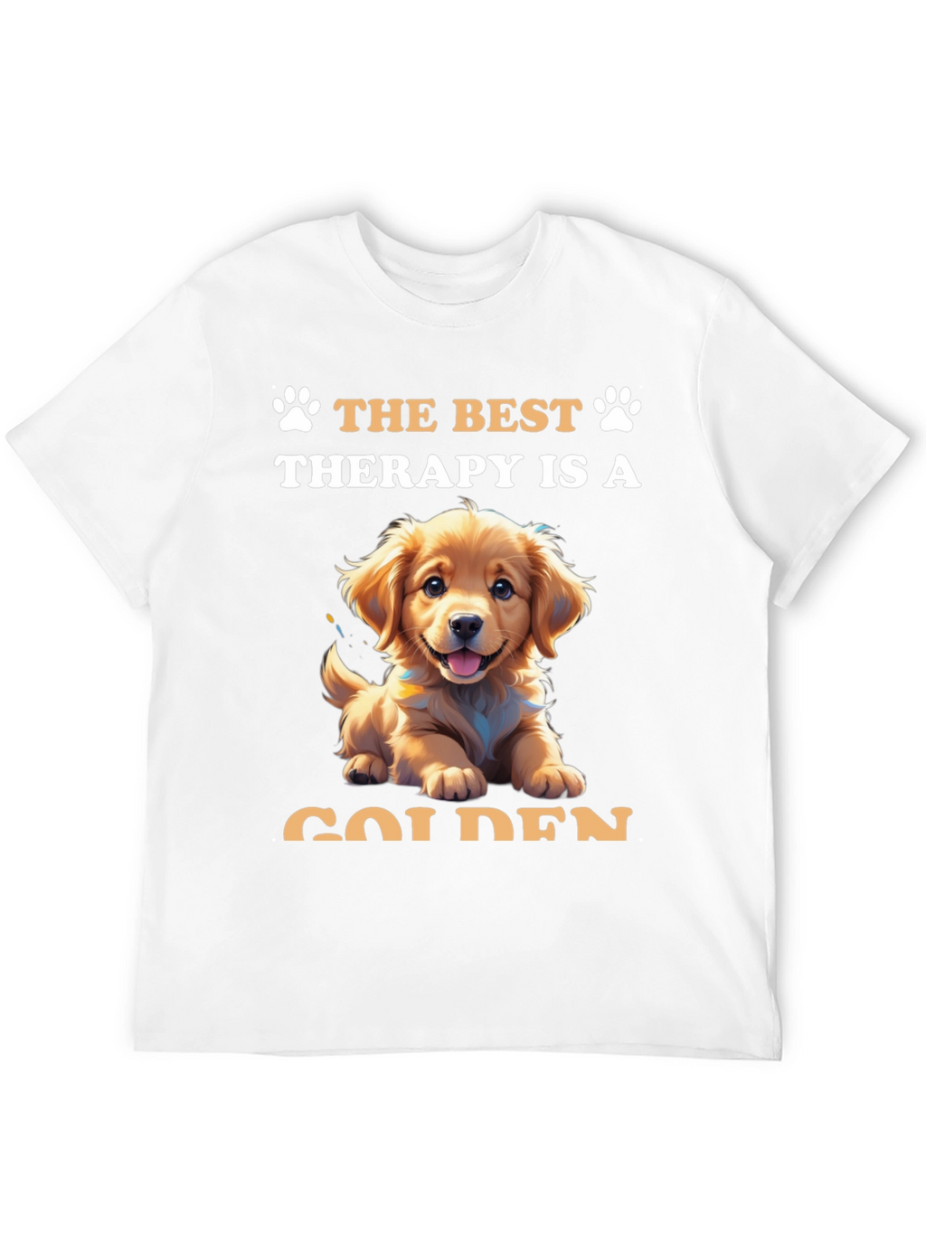 Golden Therapy Tee: Paw-some Comfort