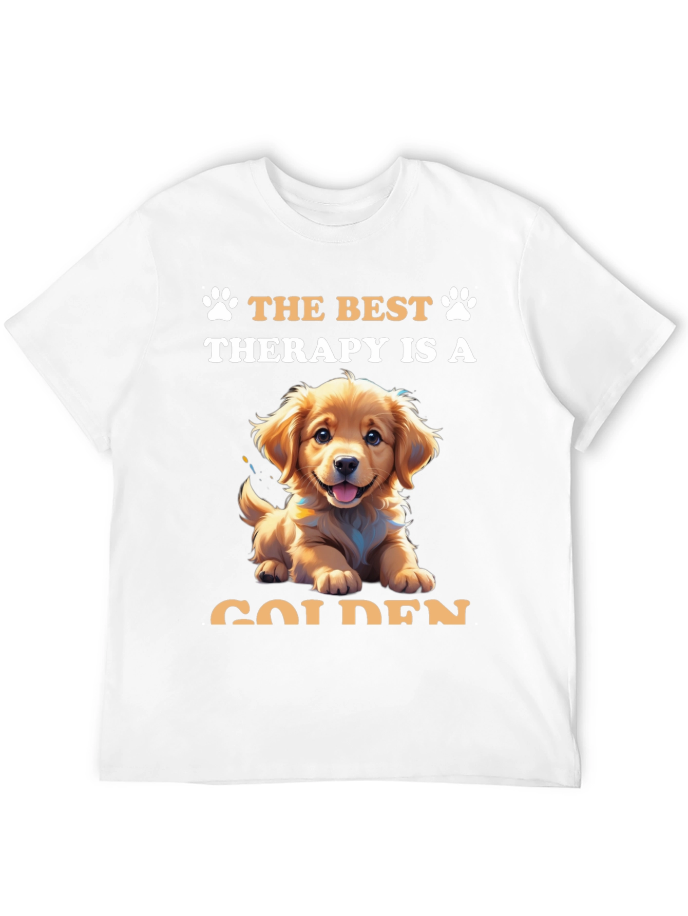 Golden Therapy Tee: Paw-some Comfort