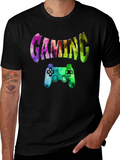 Gaming Controller Graphic Print T-Shirt