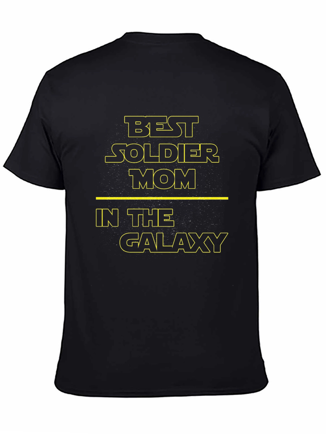Best Soldier Mom T-Shirt - Galaxy Design