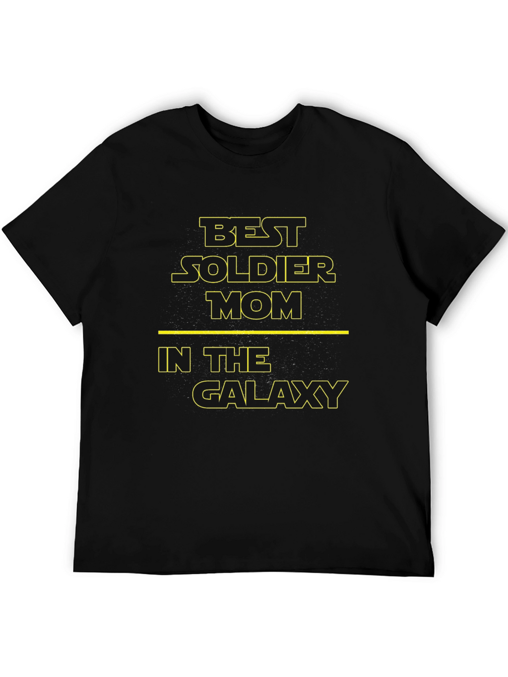 Best Soldier Mom T-Shirt - Galaxy Design