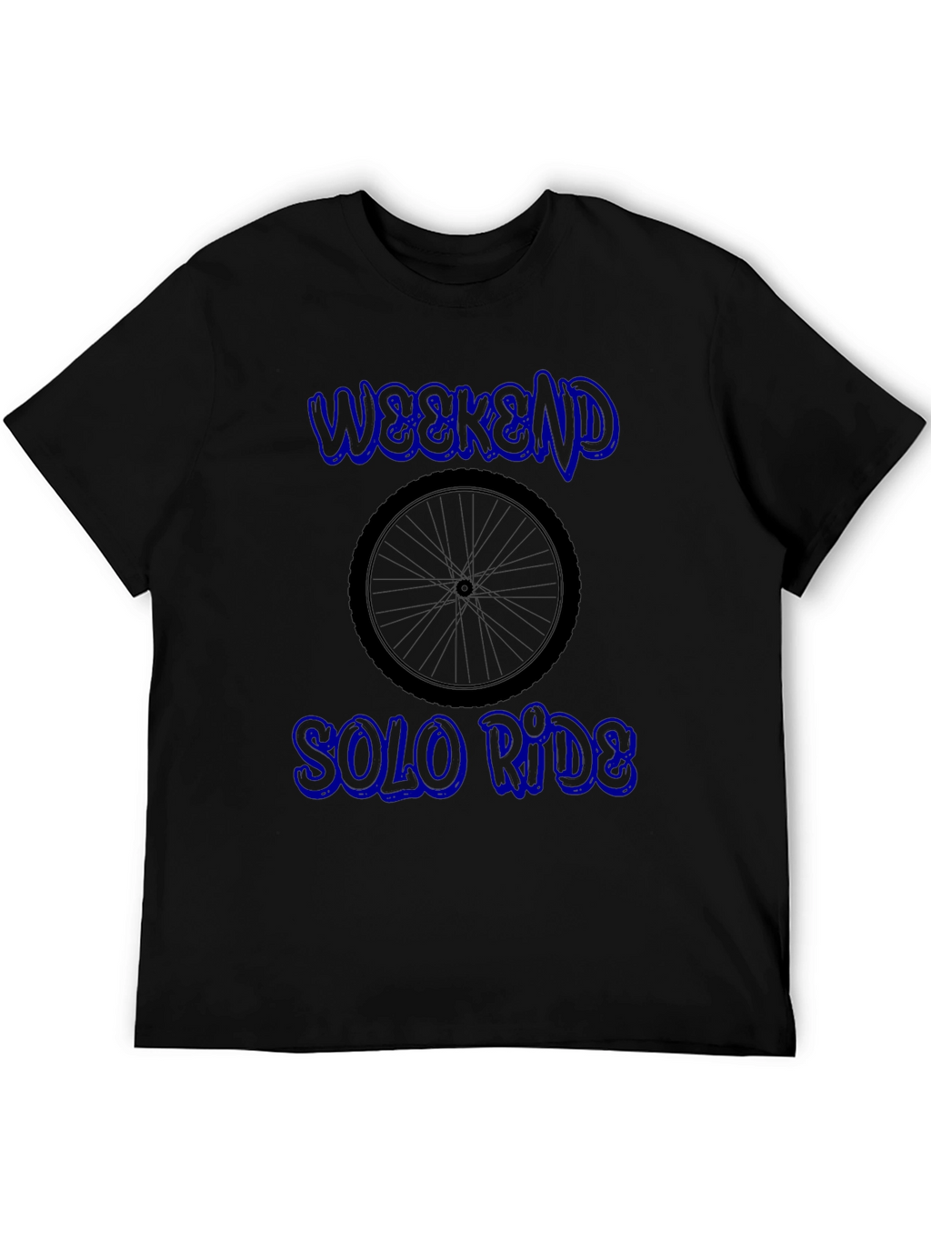 Weekend Solo Ride Black T-Shirt