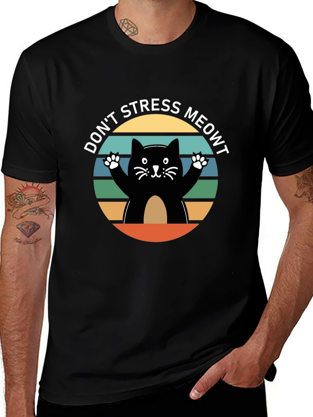 Dont Stress Meowt Funny Cat T-Shirt