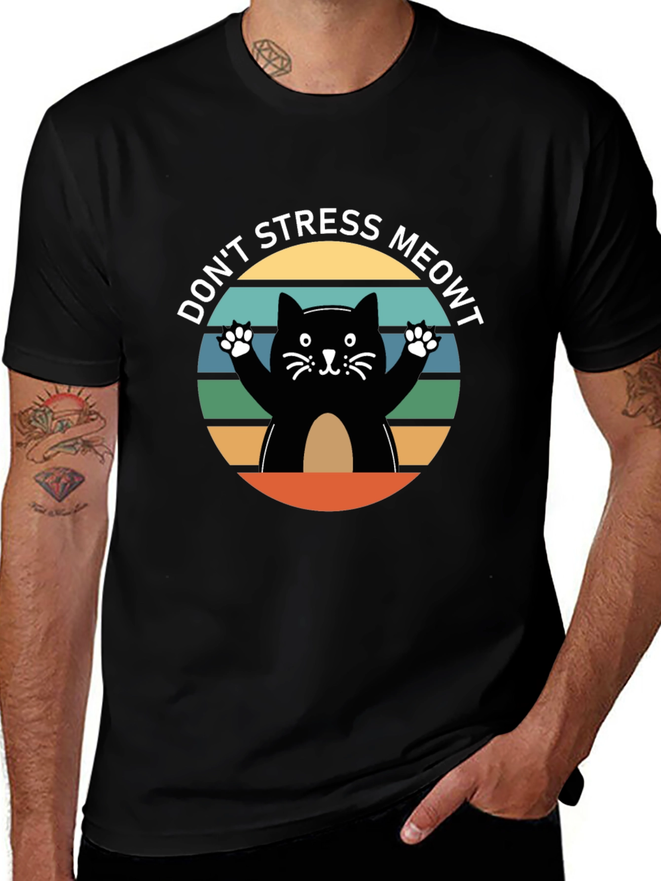 Dont Stress Meowt Funny Cat T-Shirt
