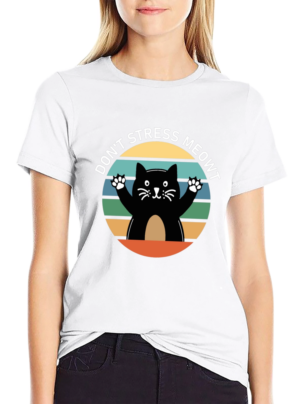 Dont Stress Meowt Funny Cat T-Shirt