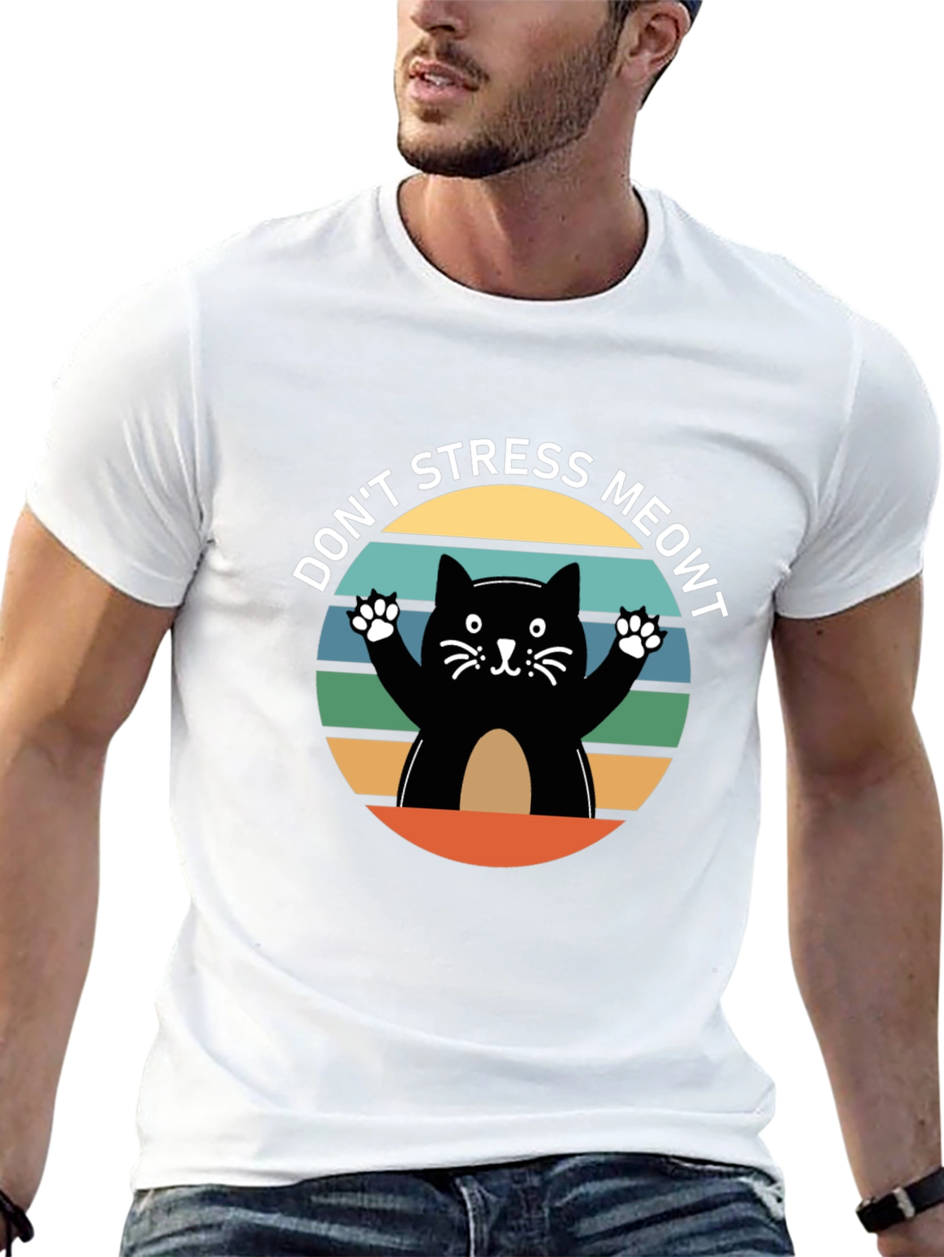 Dont Stress Meowt Funny Cat T-Shirt