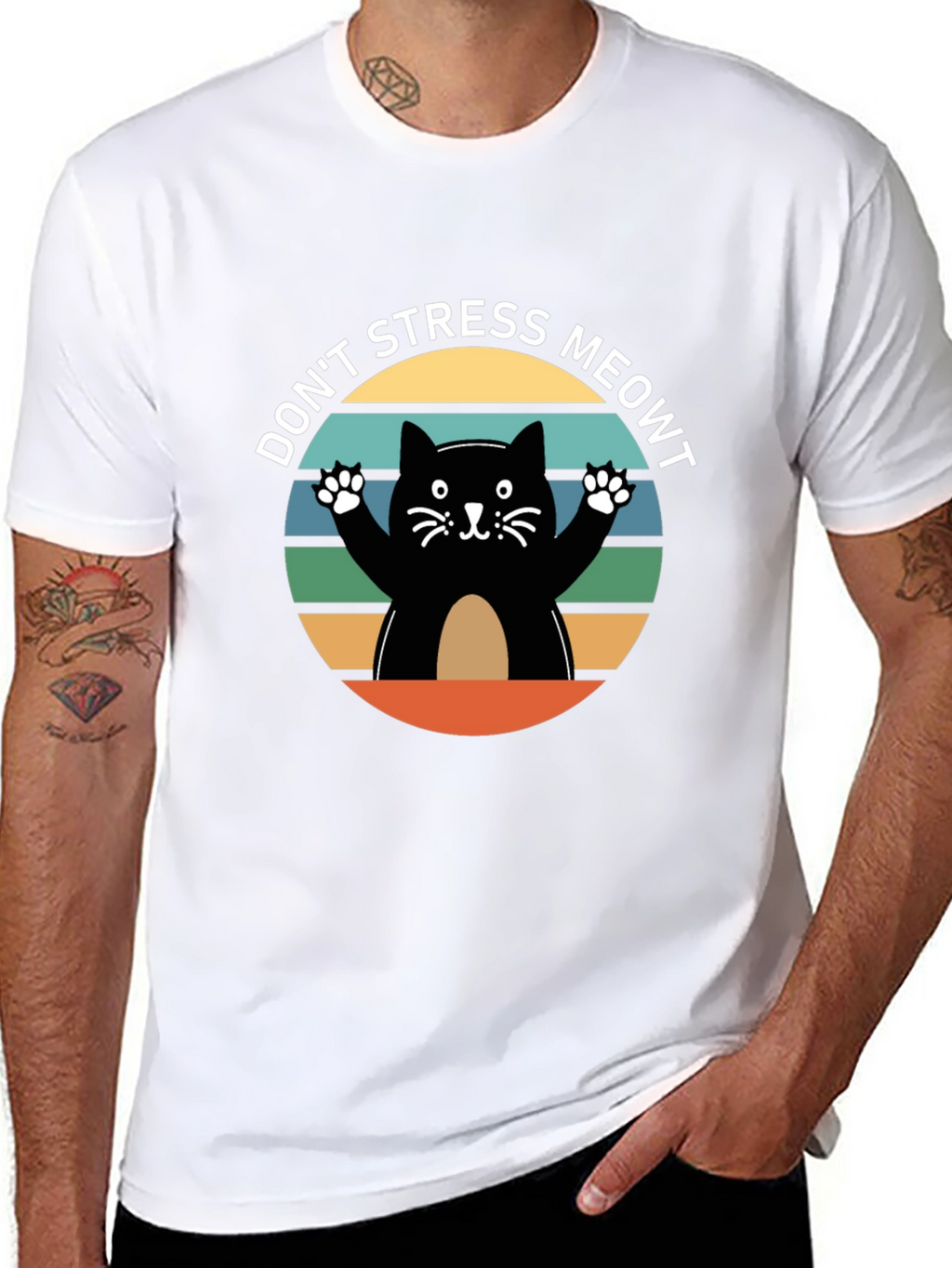Dont Stress Meowt Funny Cat T-Shirt