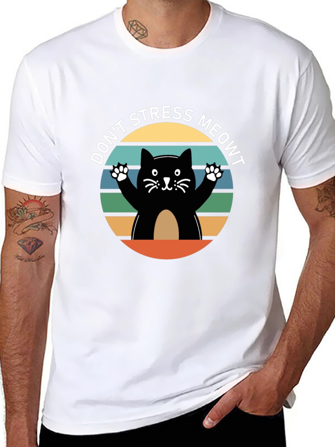 Dont Stress Meowt Funny Cat T-Shirt