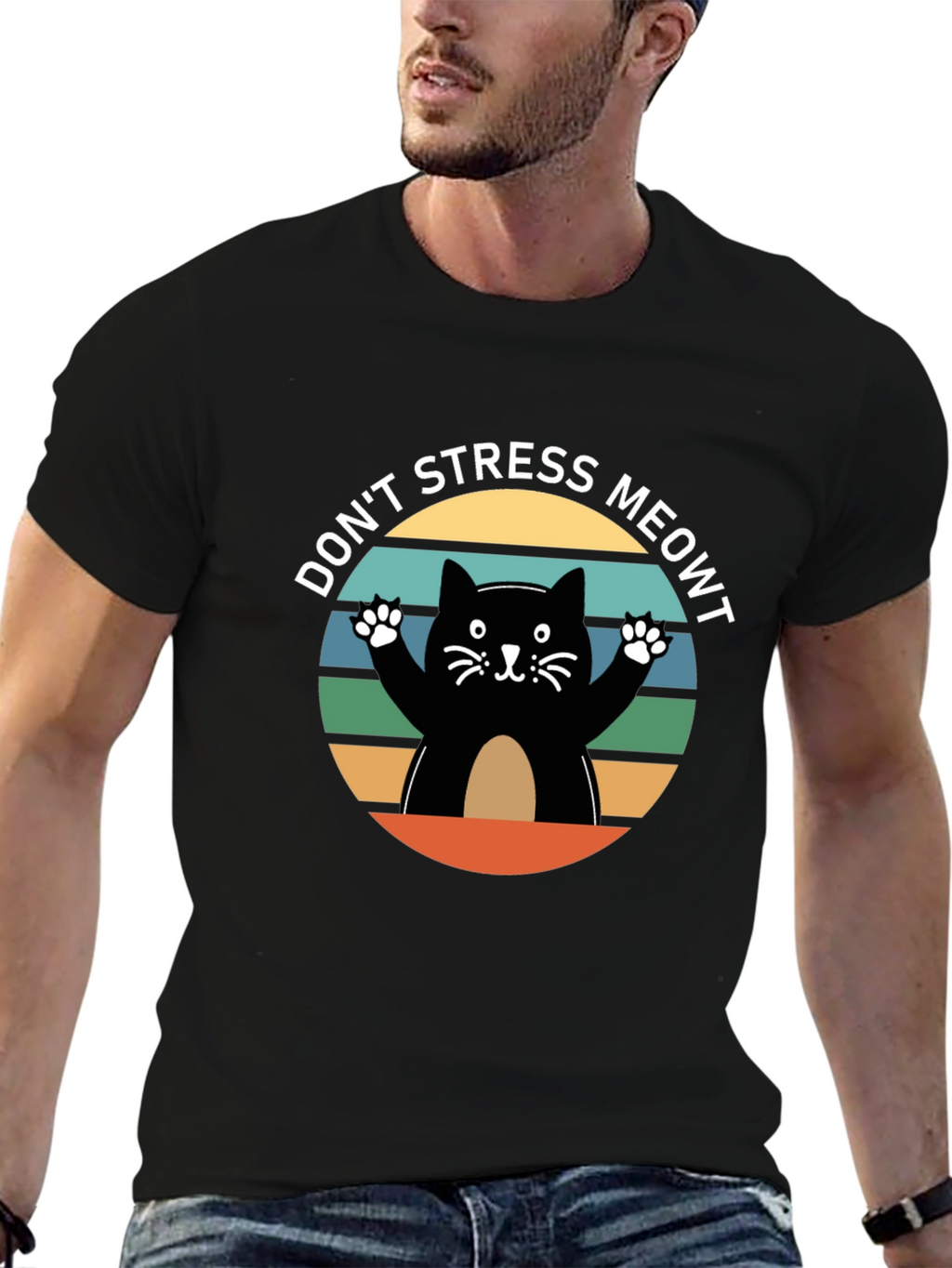 Dont Stress Meowt Funny Cat T-Shirt