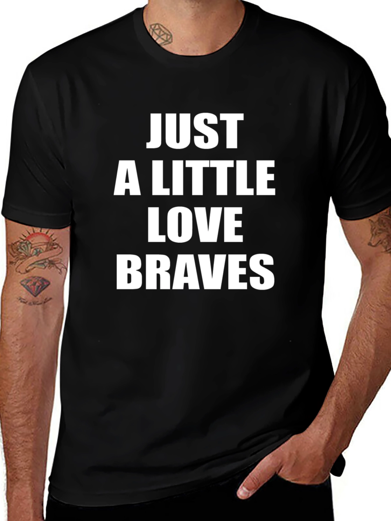 Just A Little Love Braves Graphic Tee