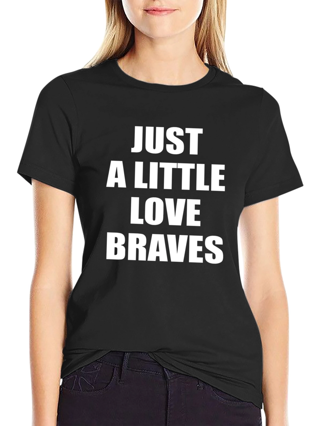 Just A Little Love Braves Graphic Tee