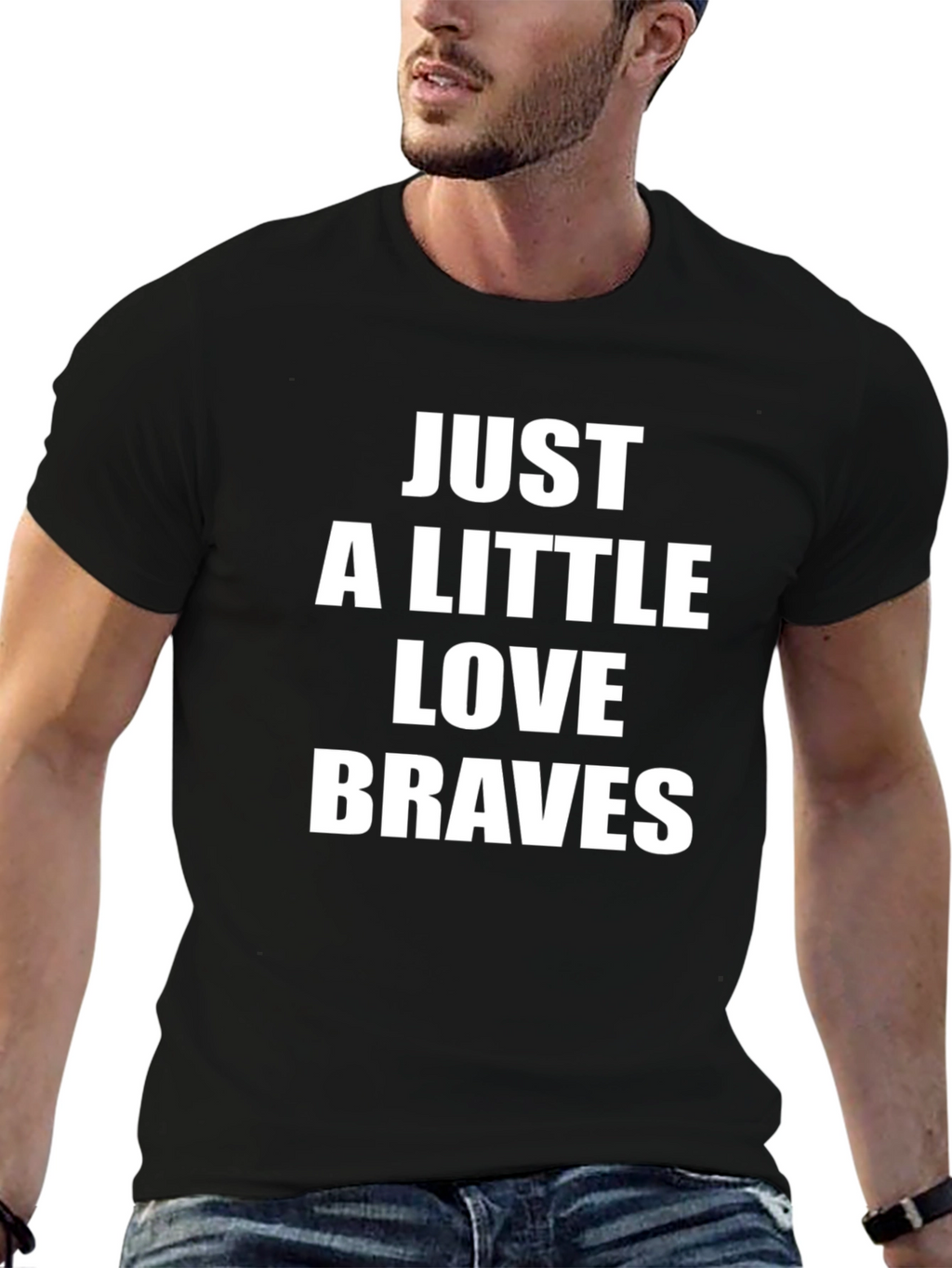 Just A Little Love Braves Graphic Tee