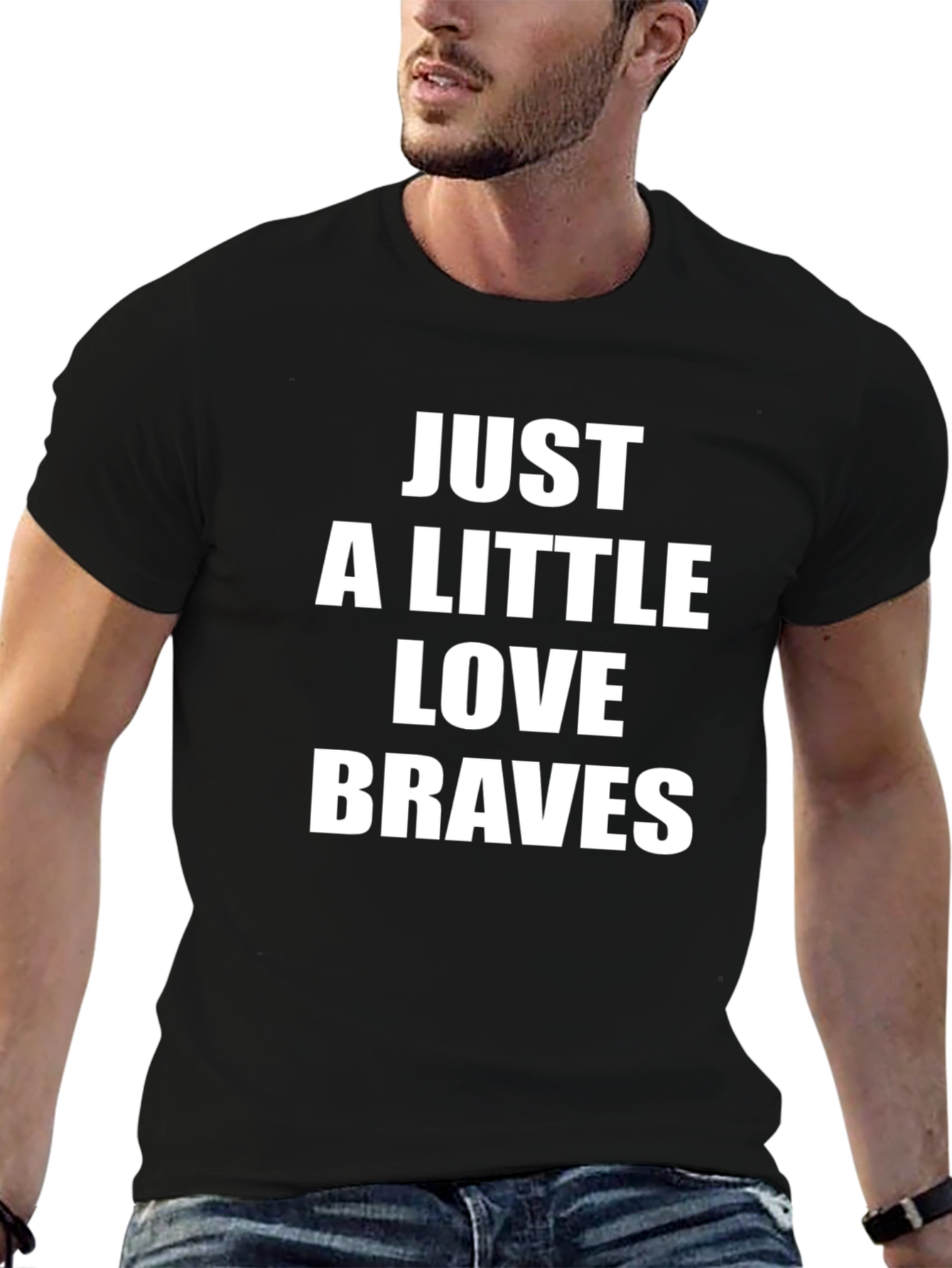 Just A Little Love Braves Graphic Tee