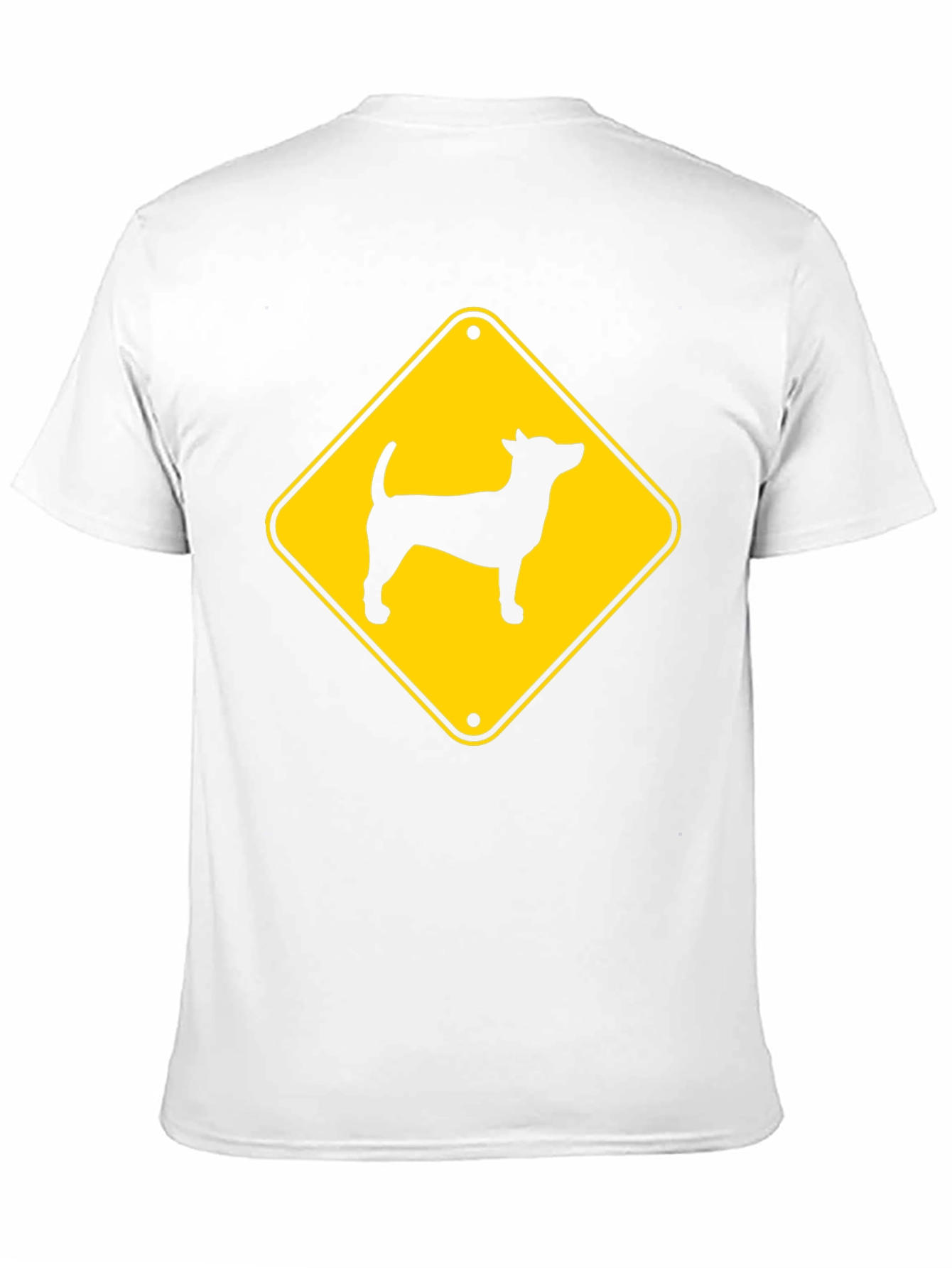 Dog Crossing Black T-Shirt