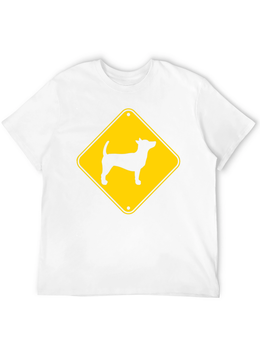 Dog Crossing Black T-Shirt