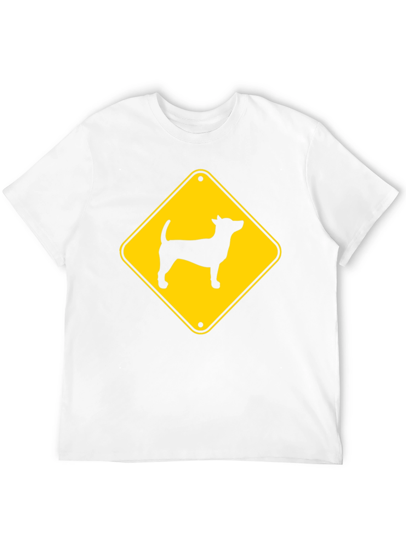 Dog Crossing Black T-Shirt