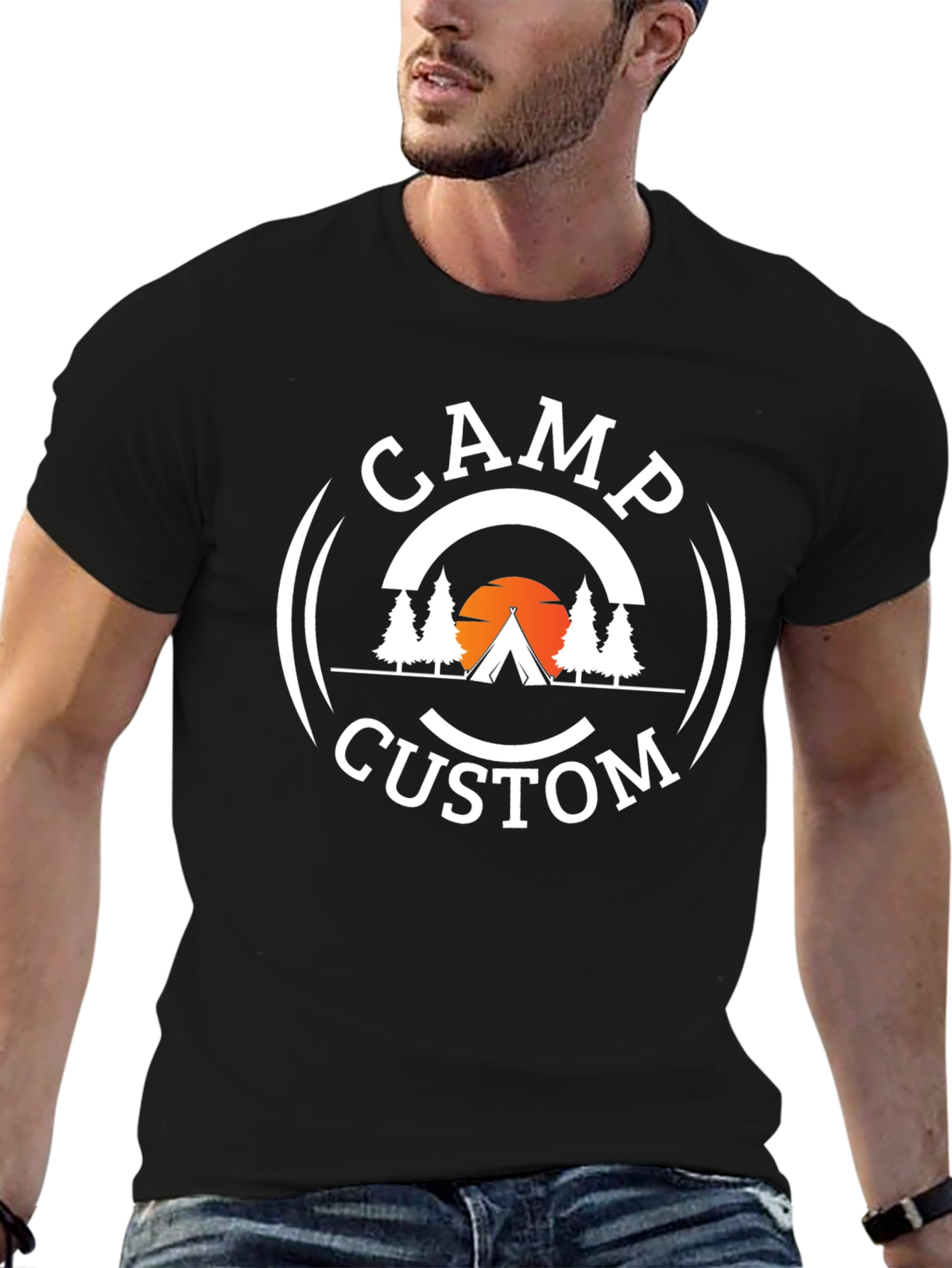 Camp Custom Black T-Shirt