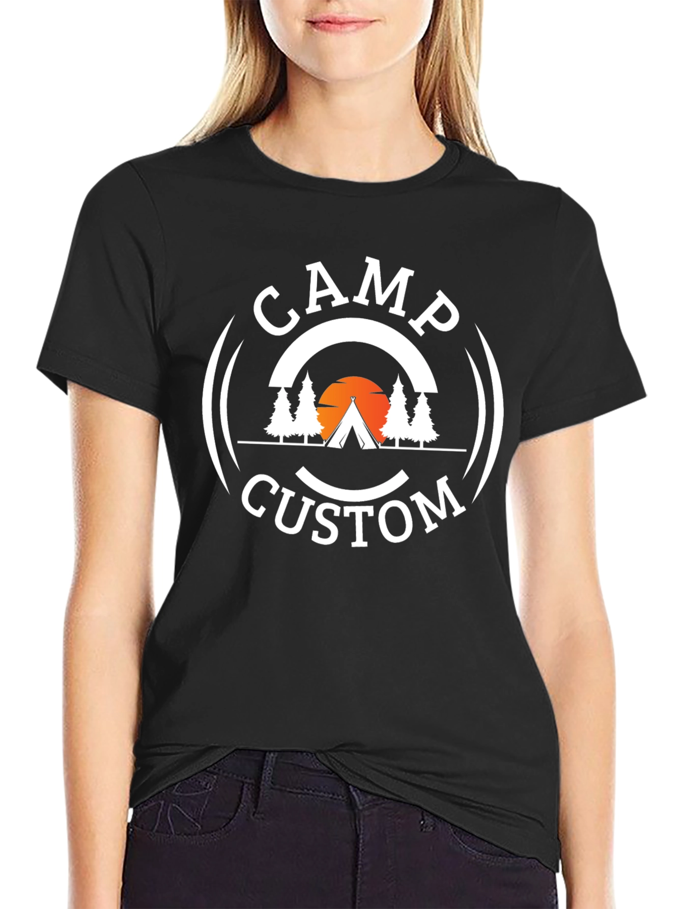 Camp Custom Black T-Shirt
