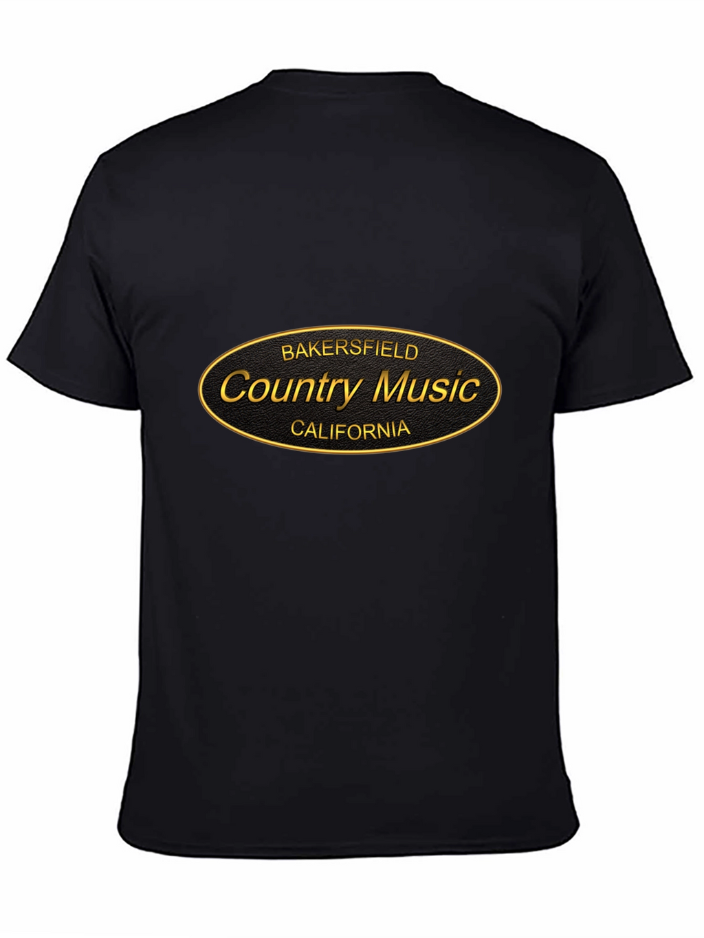 Bakersfield Country Music Black T-Shirt