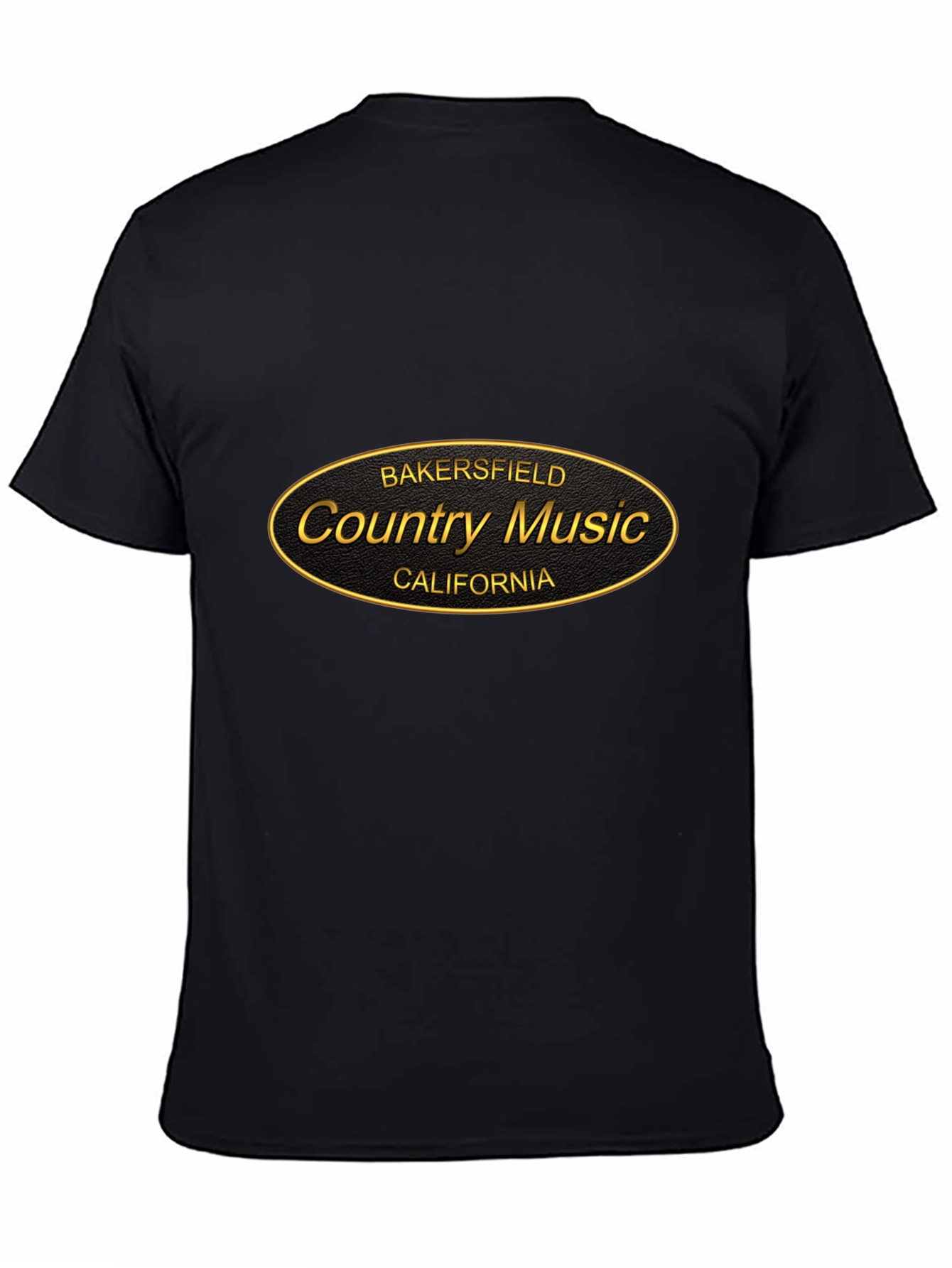 Bakersfield Country Music Black T-Shirt