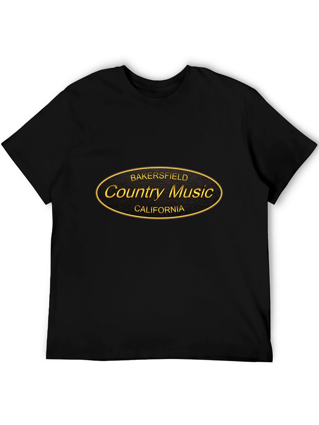 Bakersfield Country Music Black T-Shirt