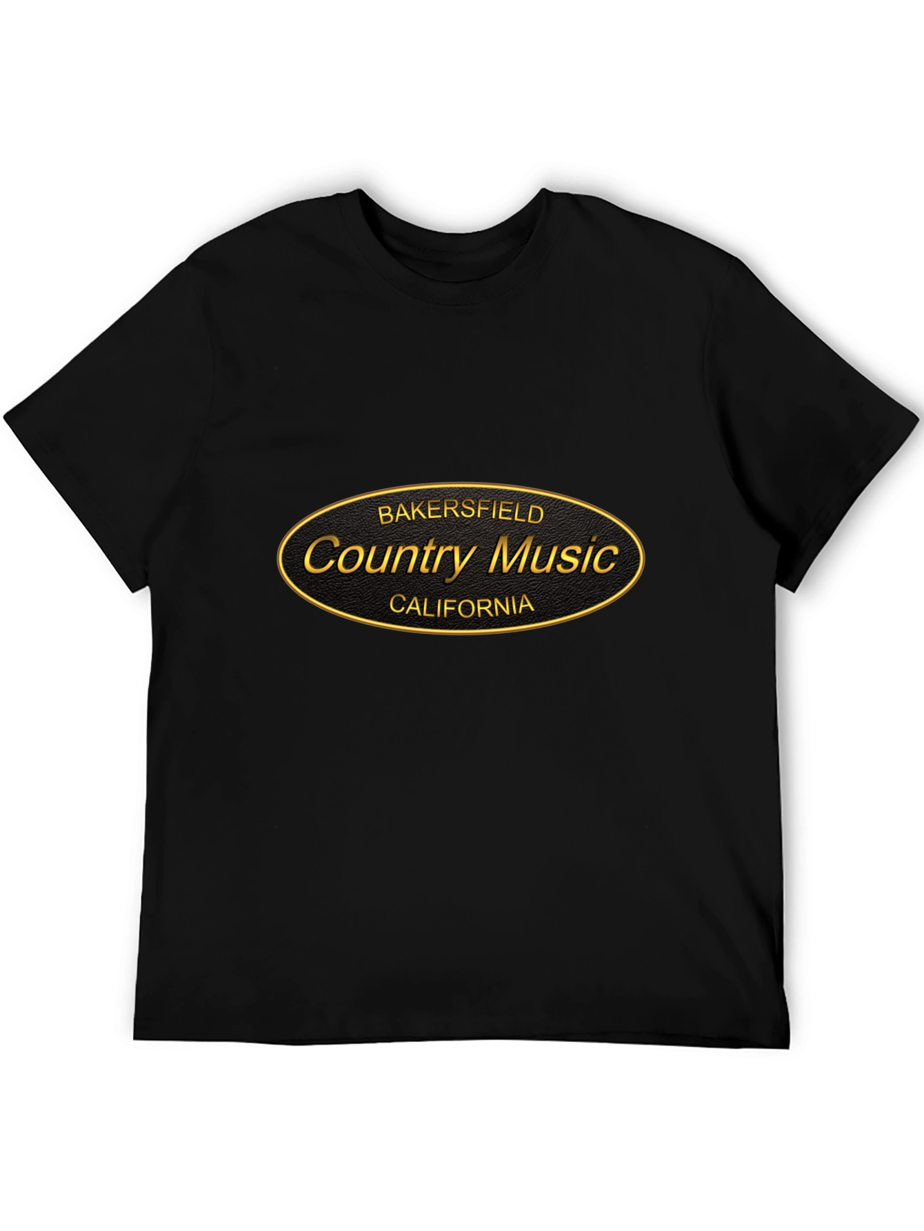 Bakersfield Country Music Black T-Shirt