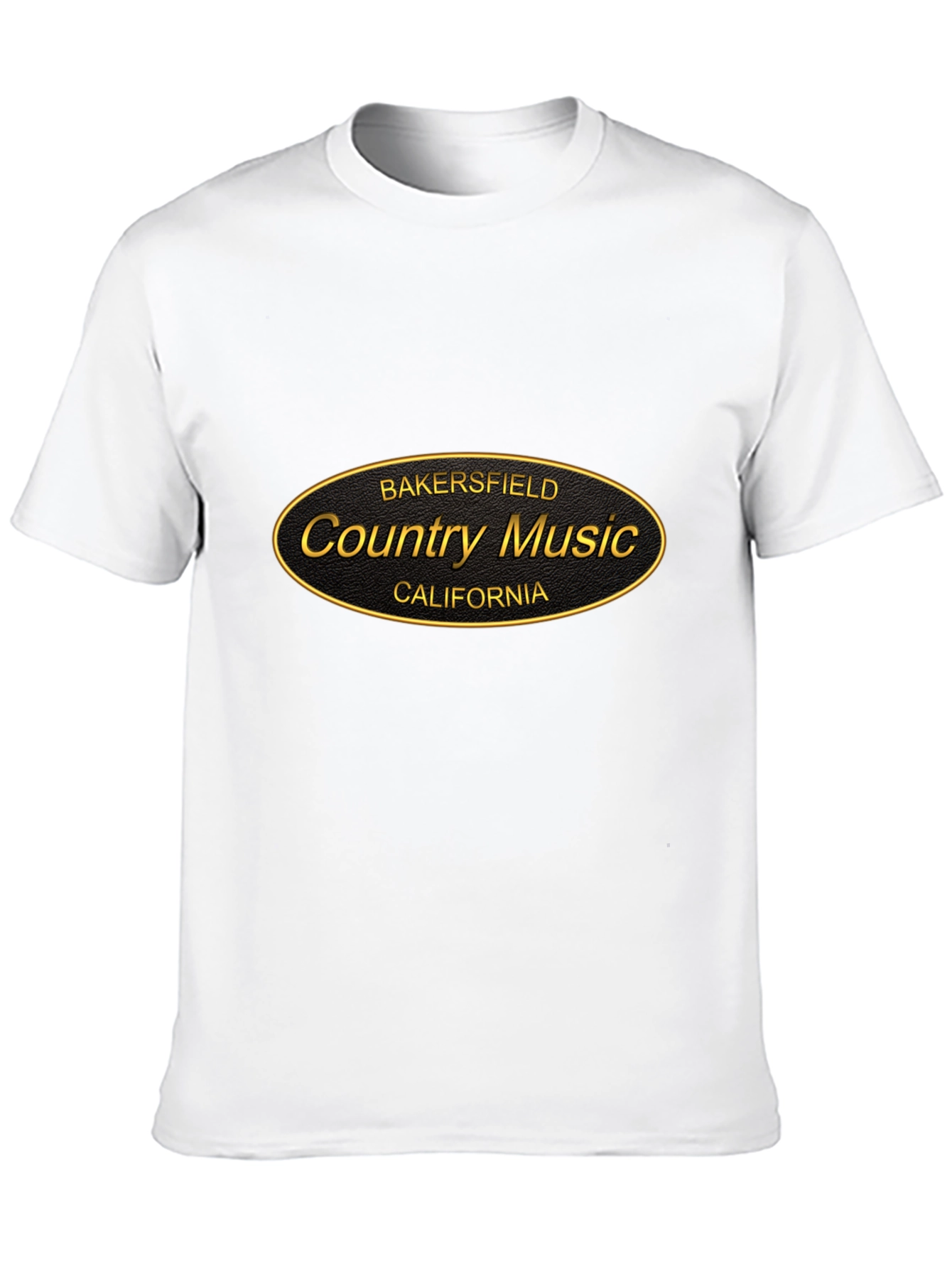 Bakersfield Country Music Black T-Shirt
