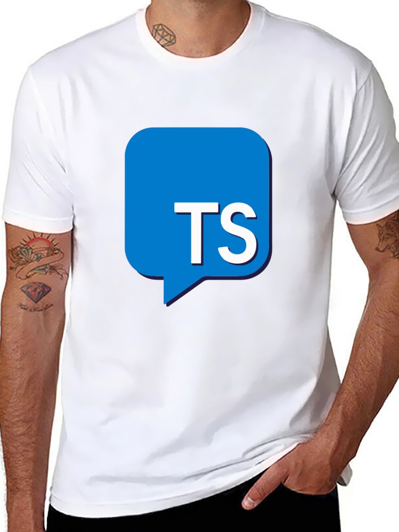 TS Logo T-Shirt - Stylish & Comfortable