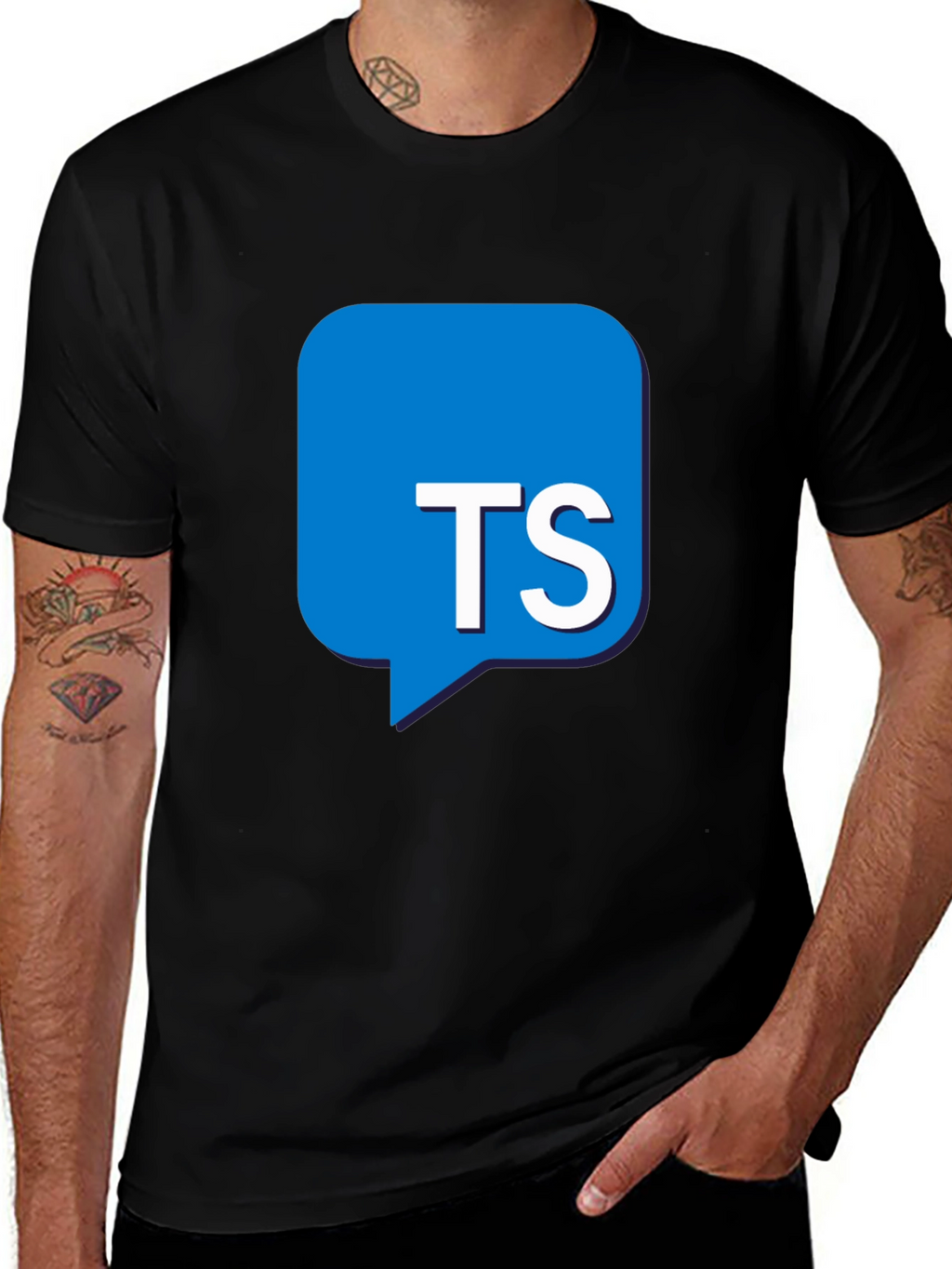 TS Logo T-Shirt - Stylish & Comfortable