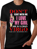Dont Flirt With Me Virgo Graphic Tee