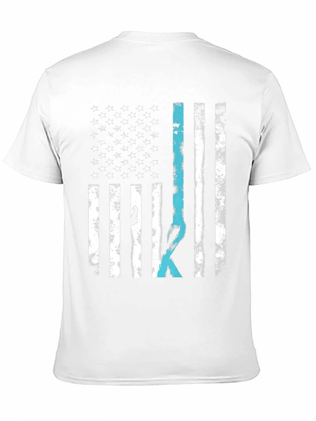 American Flag Ribbon Graphic Tee