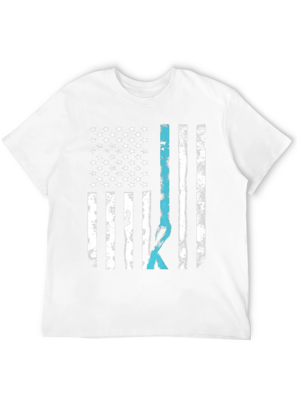 American Flag Ribbon Graphic Tee