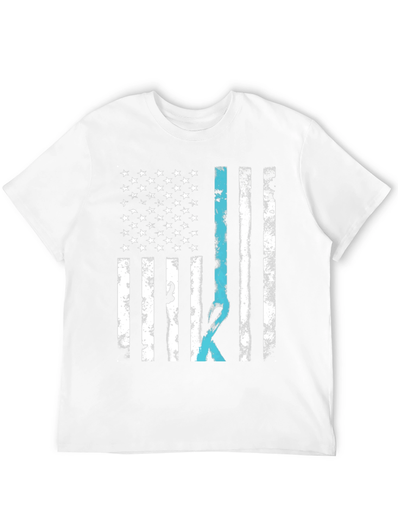 American Flag Ribbon Graphic Tee