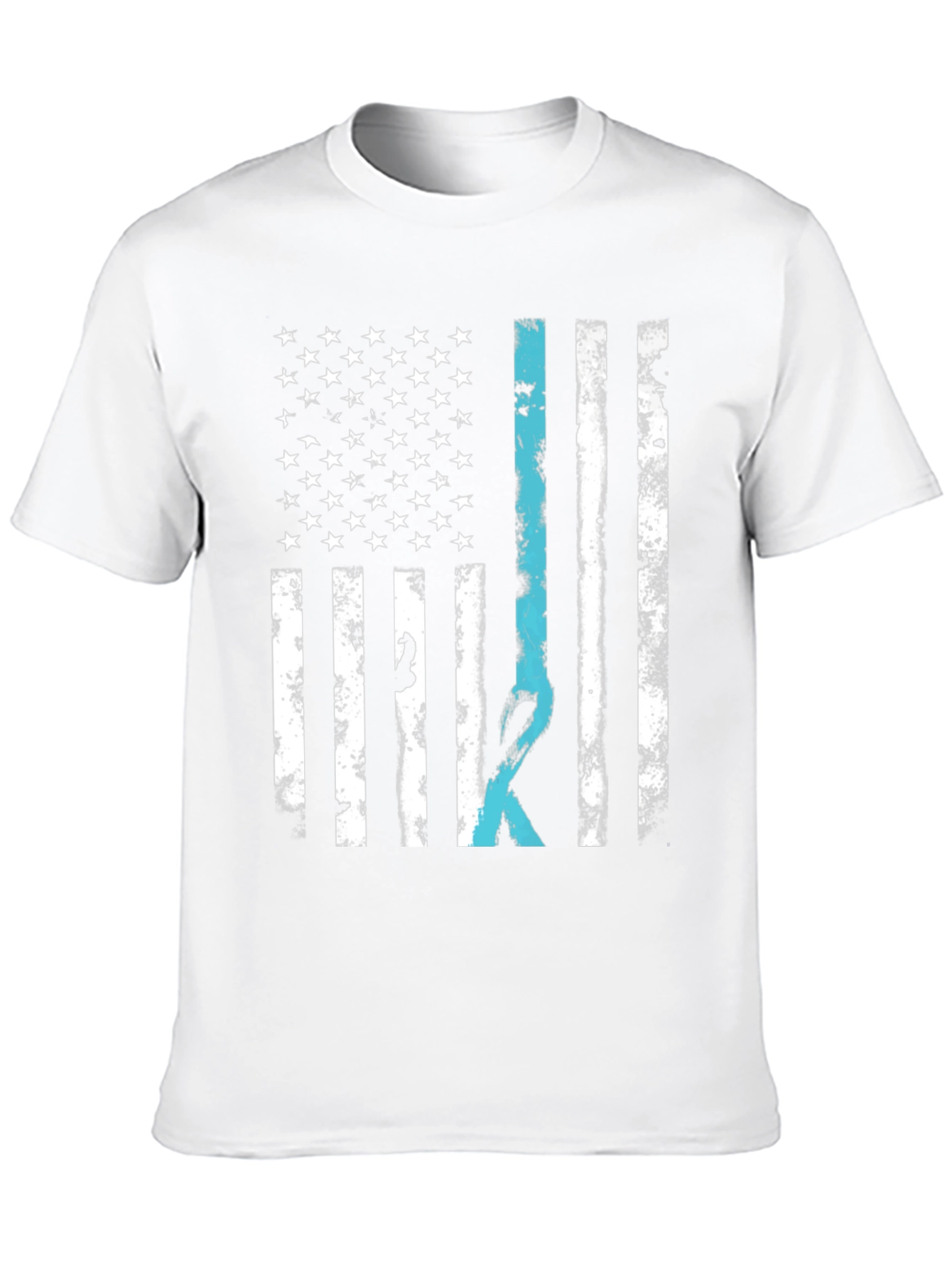 American Flag Ribbon Graphic Tee