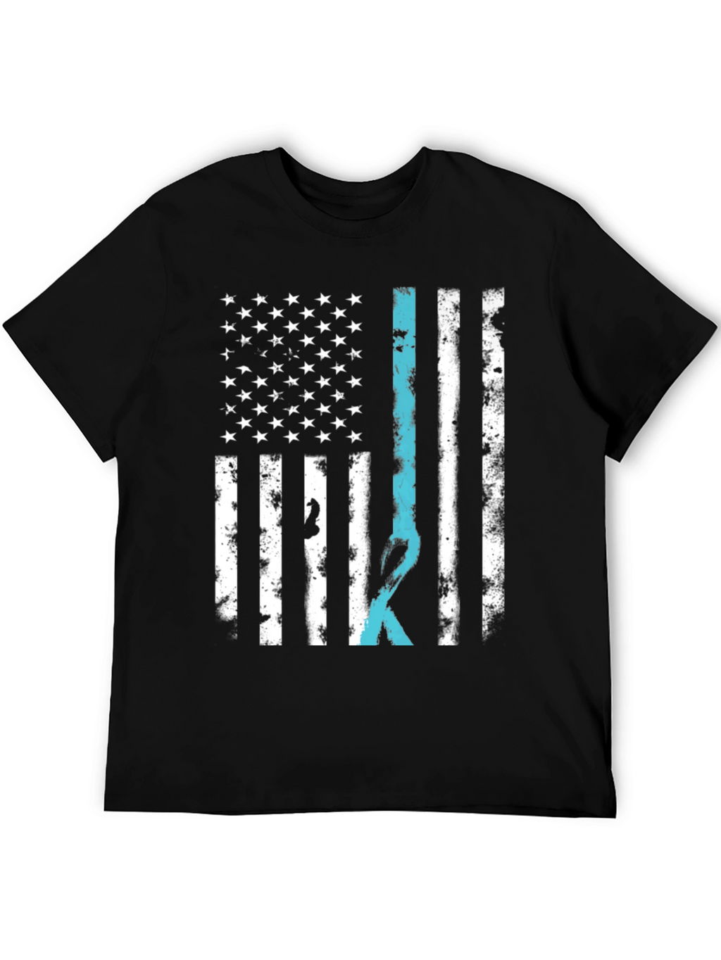 American Flag Ribbon Graphic Tee