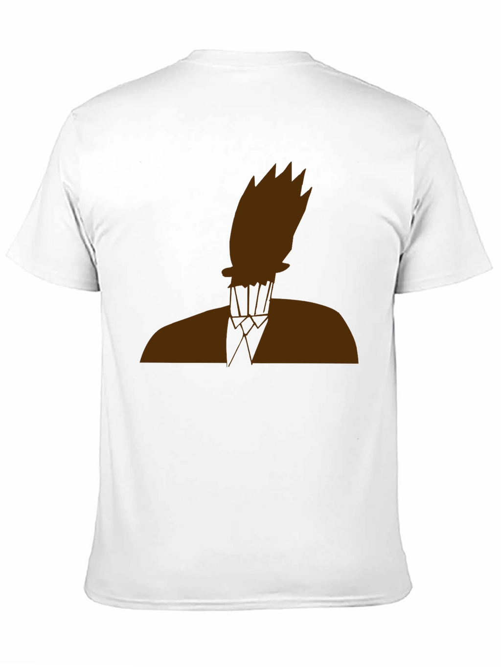 Abstract Silhouette Graphic Tee - Black