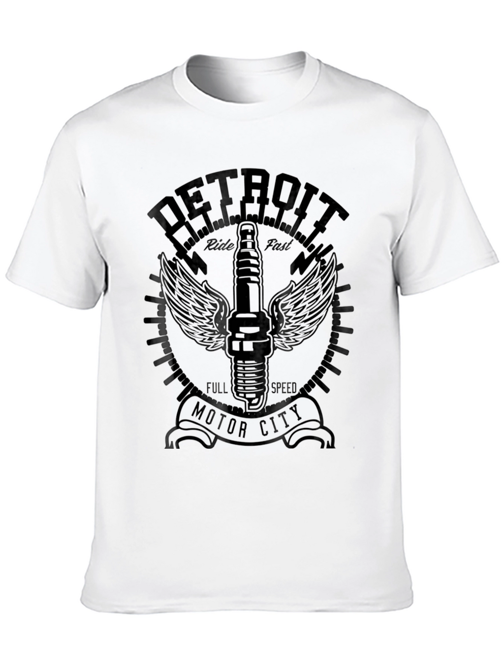 Detroit Motor City Graphic T-Shirt