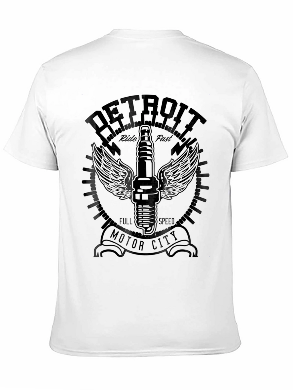 Detroit Motor City Graphic T-Shirt