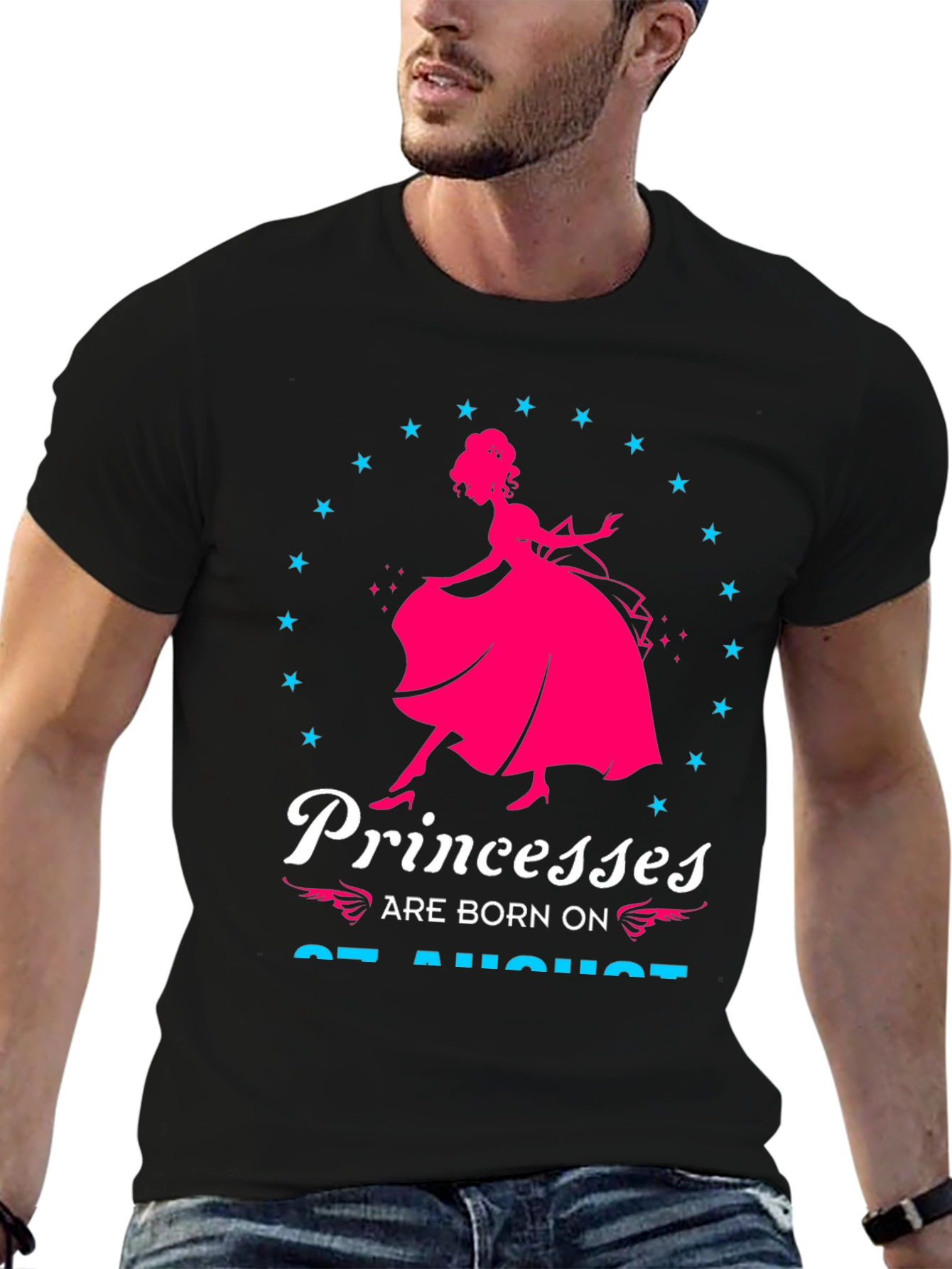 Princesses Born on August T-Shirt