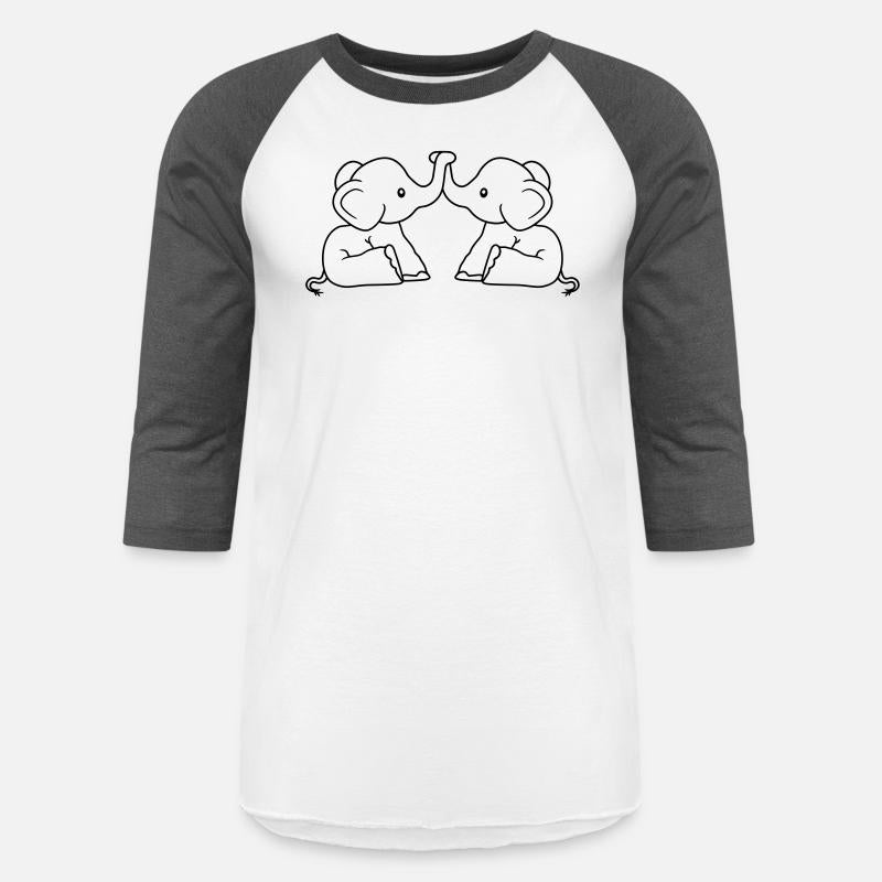 2 elephant friends team couple love couple brother