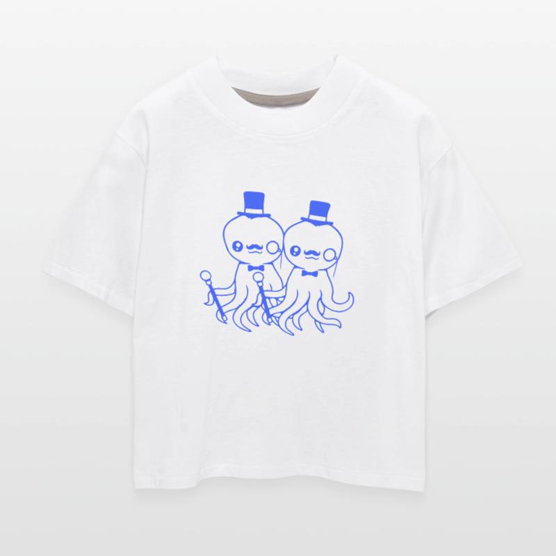 2 octopus sir hat monocle glasses two rich friends