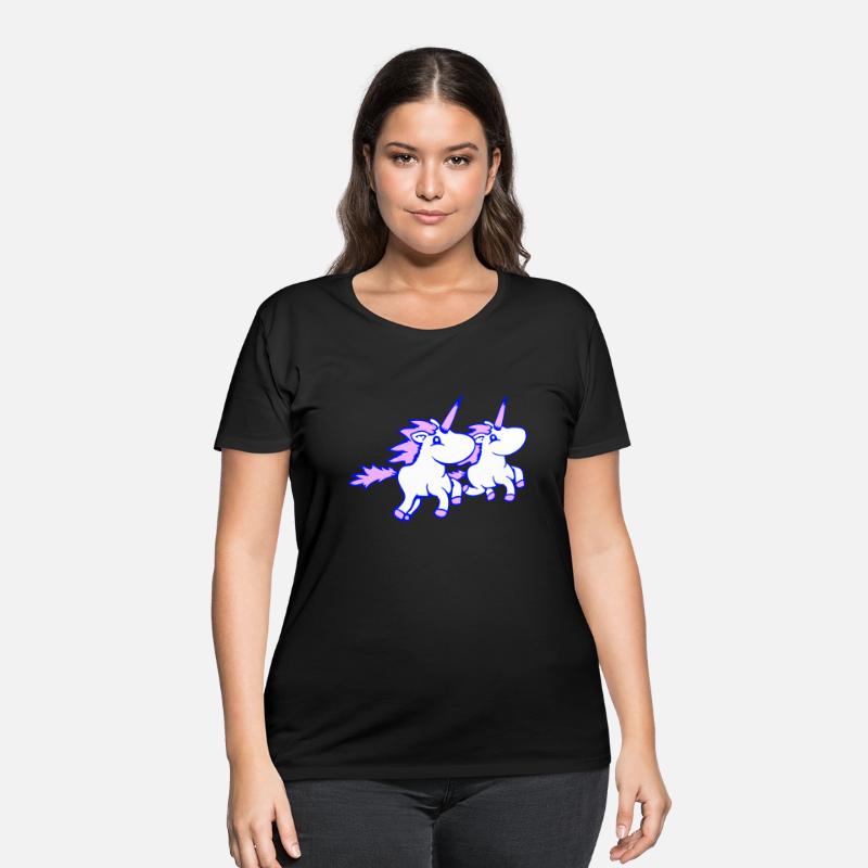 2 unicorns team riding fast gallop crew friends